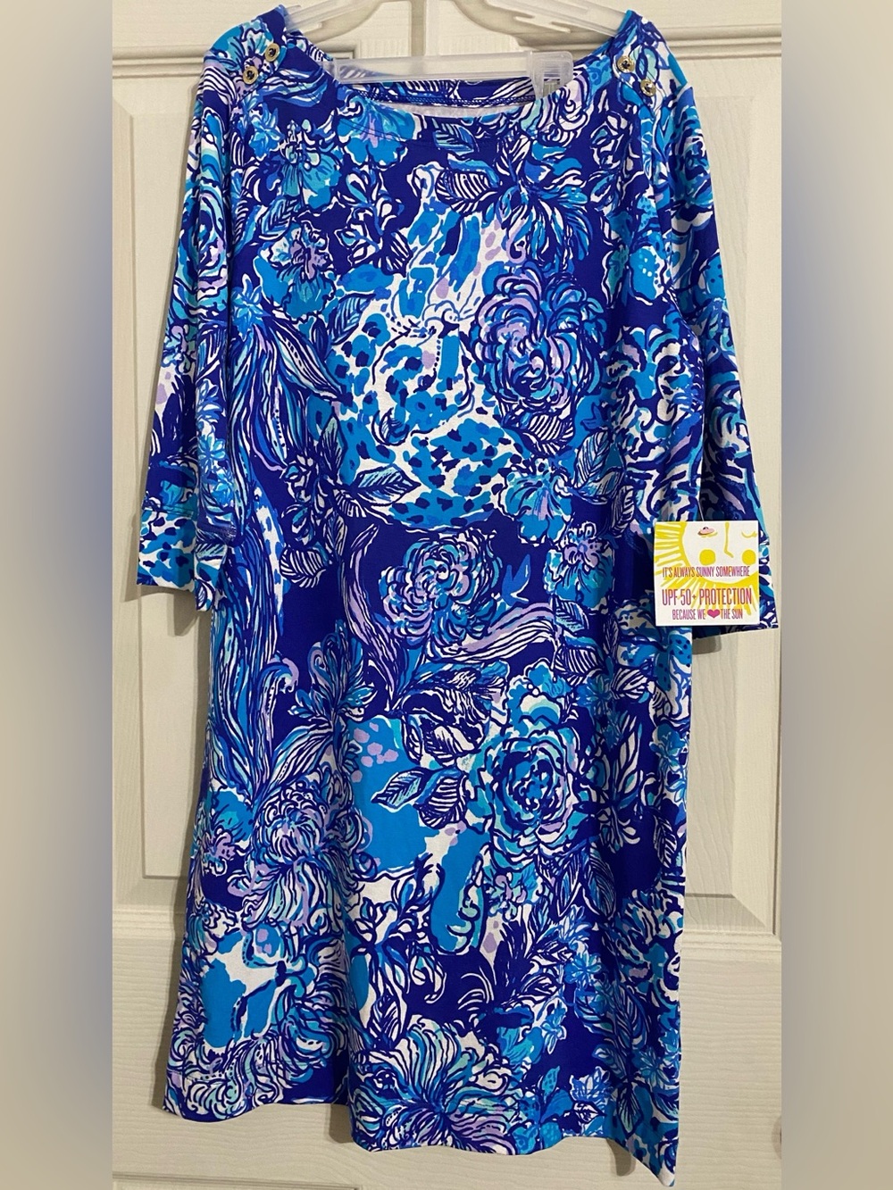 New-Lily Pulitzer UPF 50+ Protection Mini Sophie Dress L(8-10)